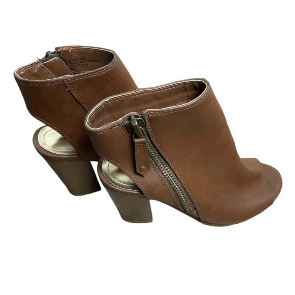 Steve Madden Brown Heeled Boots with Block Heel